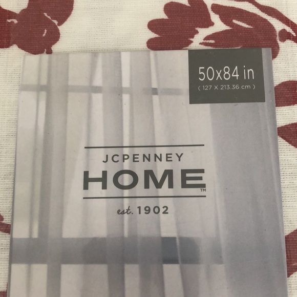 Grommet (4) panels 50x84 100% Cotton in coastal coral - Picture 2 of 10